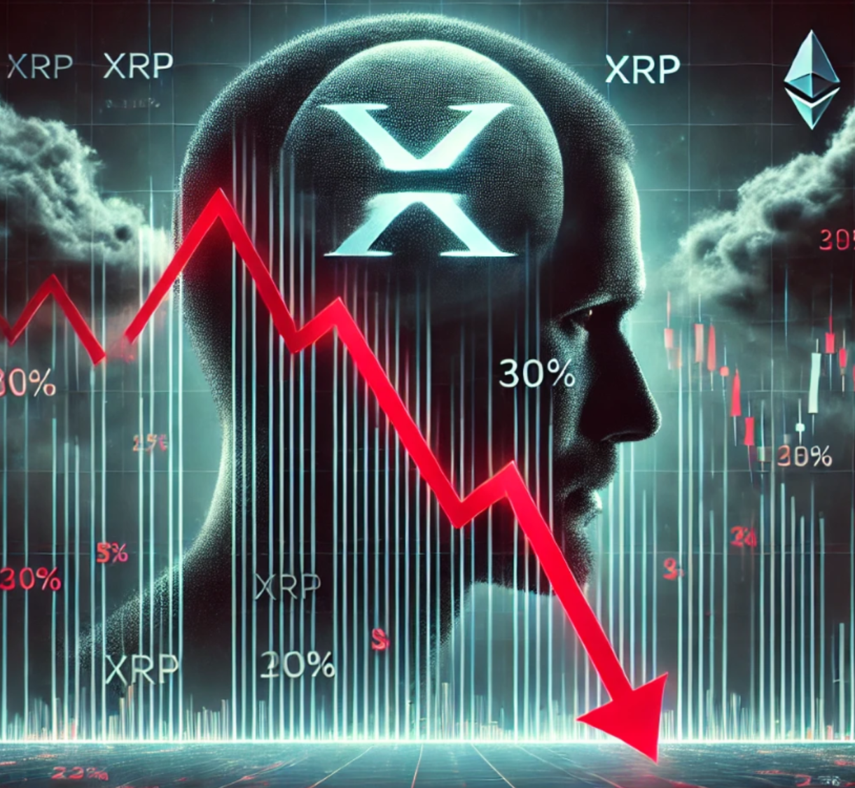 XRP Faces Potential 30% Crash as Bearish Pattern Emerges