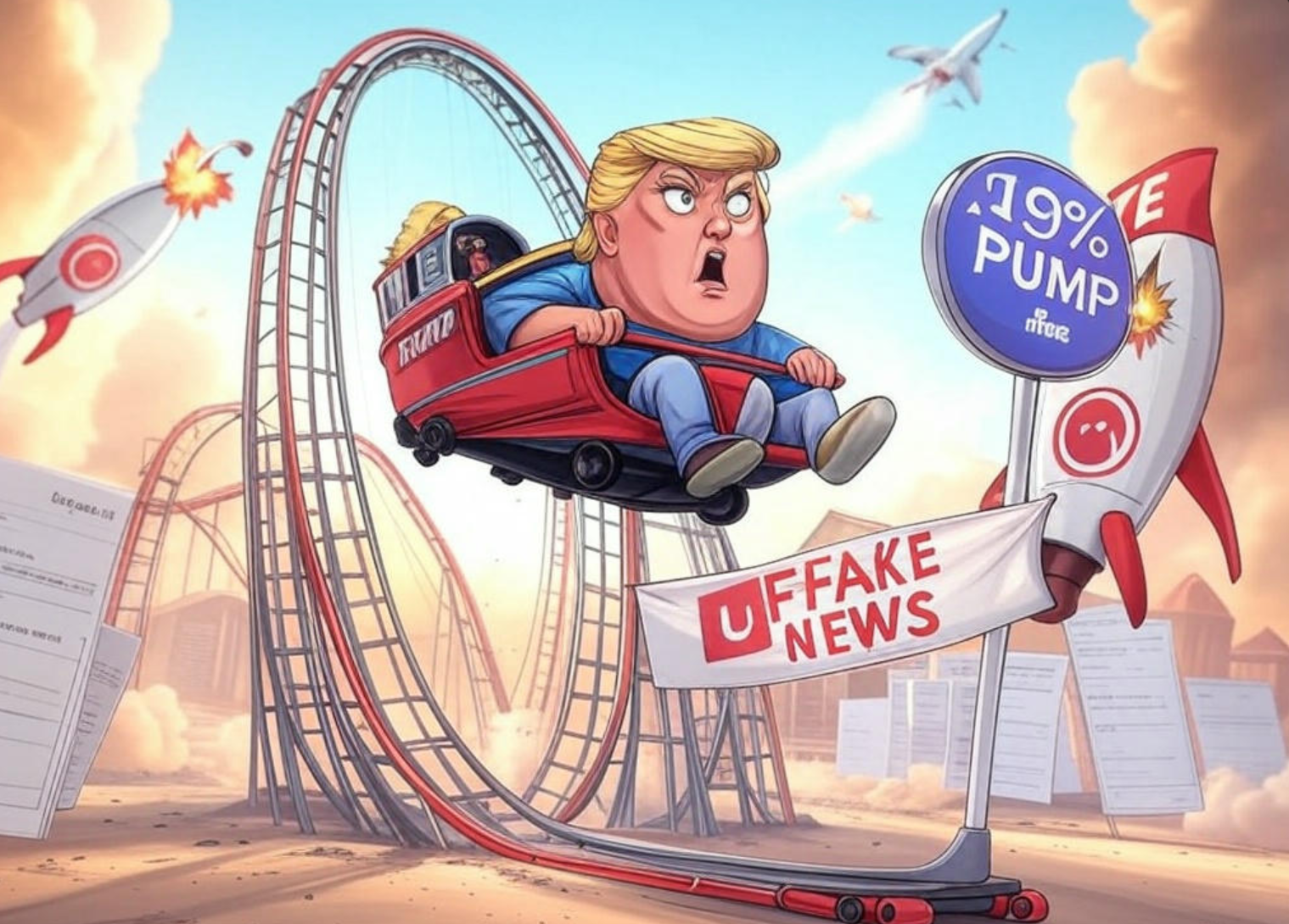 TRUMP Meme Coin Skyrockets, Then Crashes After Fake Utility Rumors