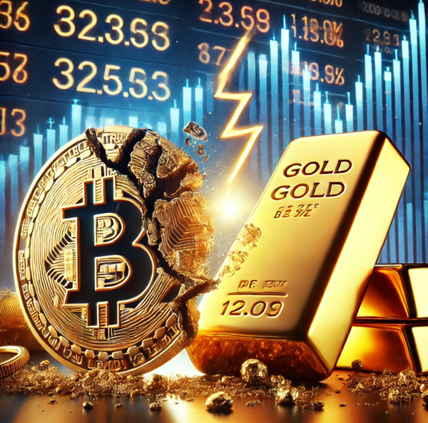 Bitcoin Cracks 12-Year Support Against Gold - Is the Bull Market in Jeopardy?